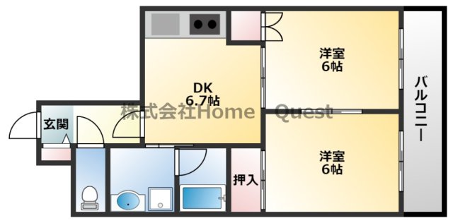 ミタカホーム8番の間取り