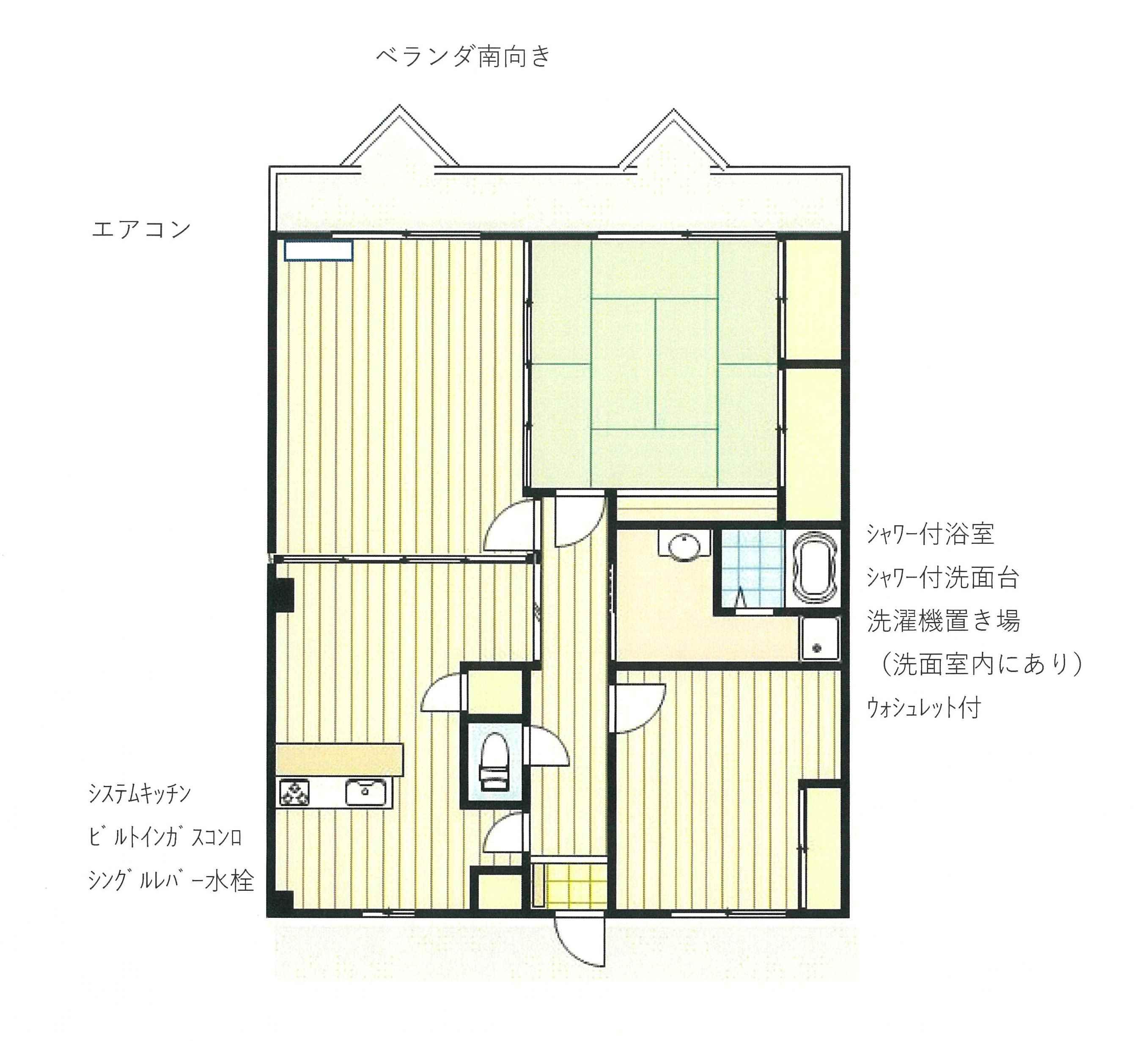 エクセルメゾン北園の間取り