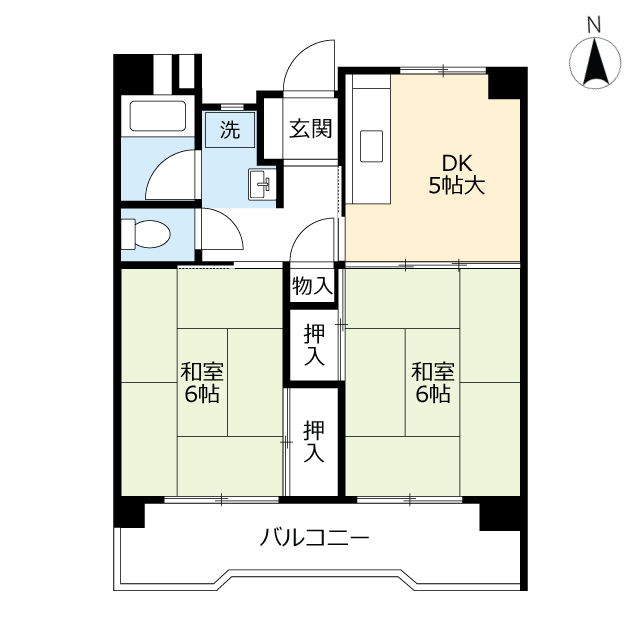 ＵＲ新下関の間取り