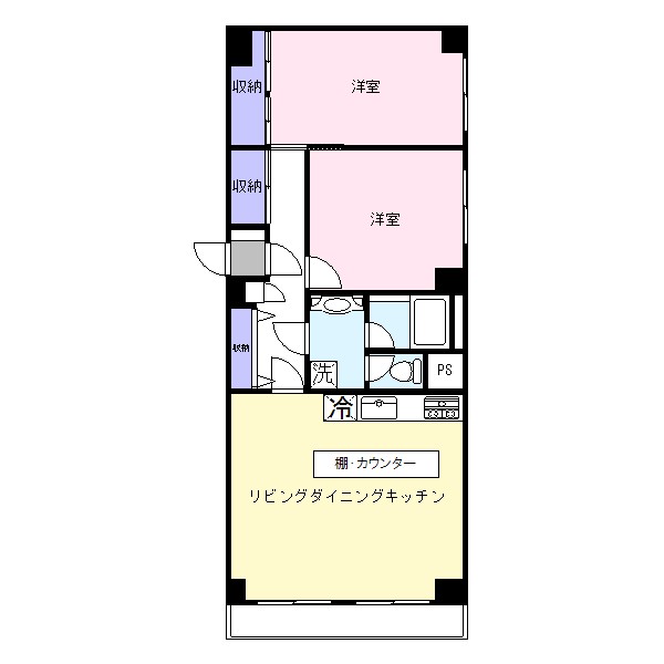 新中野駅上プラザの間取り