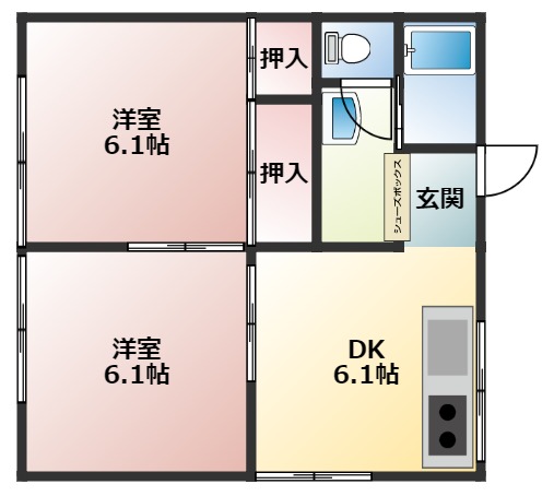 パールハイムの間取り