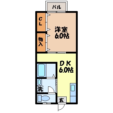 メゾンＳ（幸町）の間取り