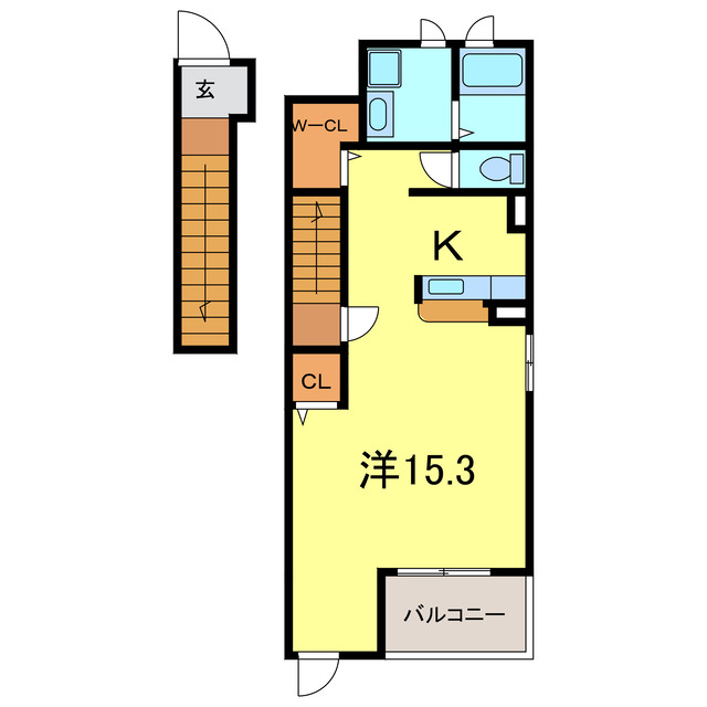 エスポワール梅ノ木北館の間取り