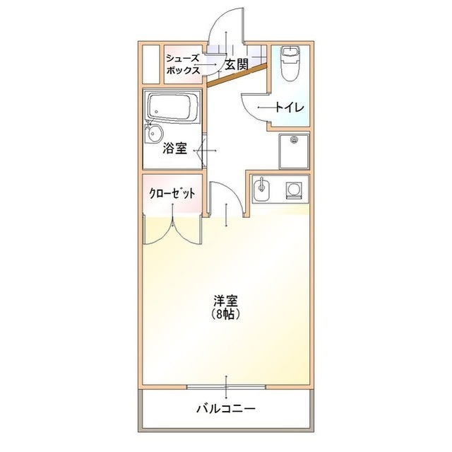 メゾンドヴェールＡの間取り