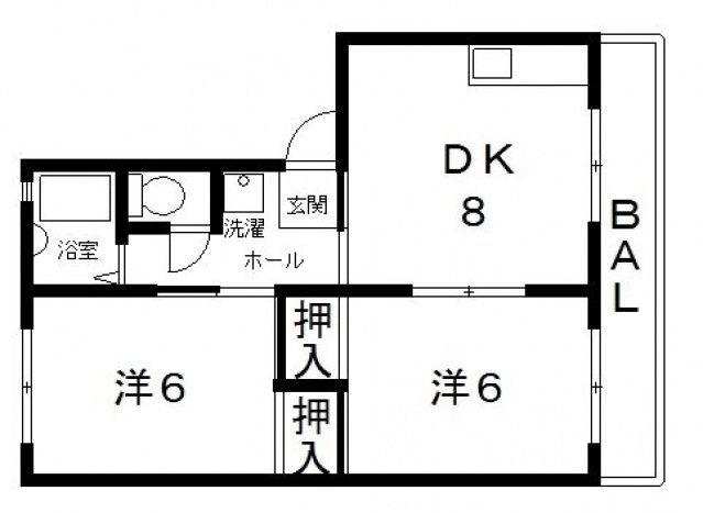 シャルル久宝寺の間取り