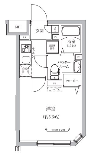 ベルシードステアー目黒武蔵小山の間取り