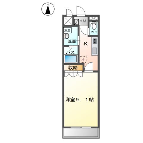 エルミタージュの間取り