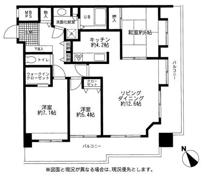 プレステージさがみ夢大通りの間取り