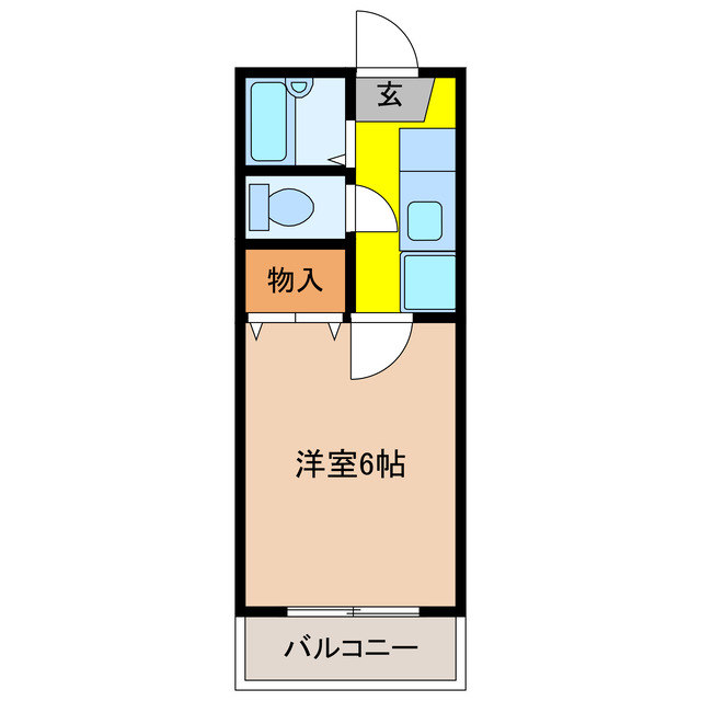 瀬戸市元町のマンションの間取り