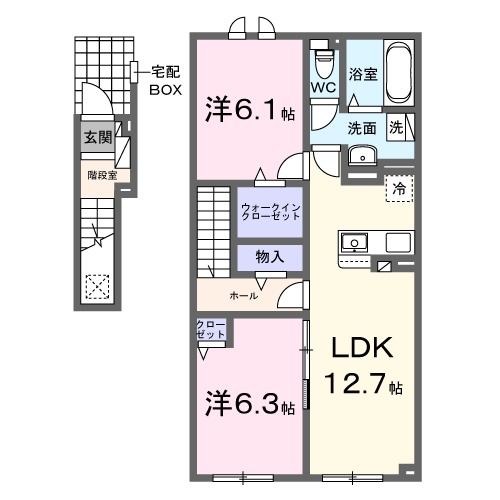 ビバ　アメニティの間取り
