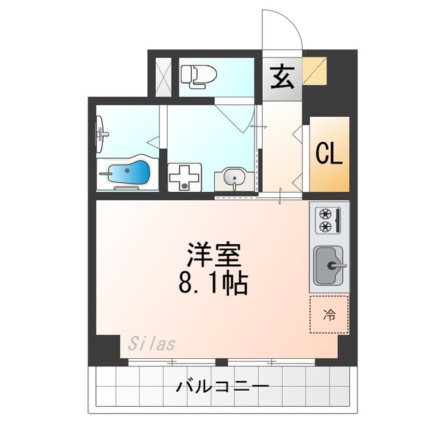 京都市東山区本町４丁目のマンションの間取り