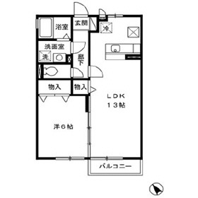 リビングタウン中島Ａの間取り