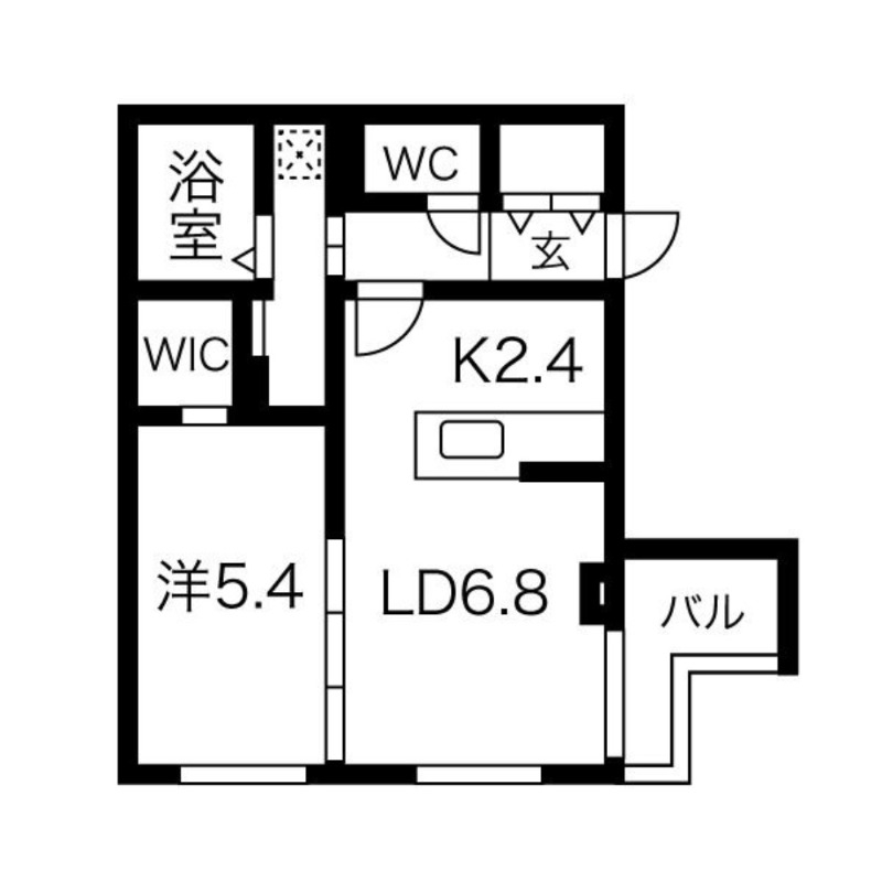 Crossbell524の間取り