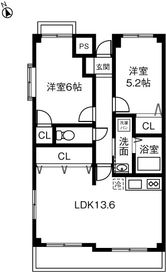 リバーサイドヴィレッジ　IIの間取り