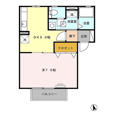 エムロードIIの間取り