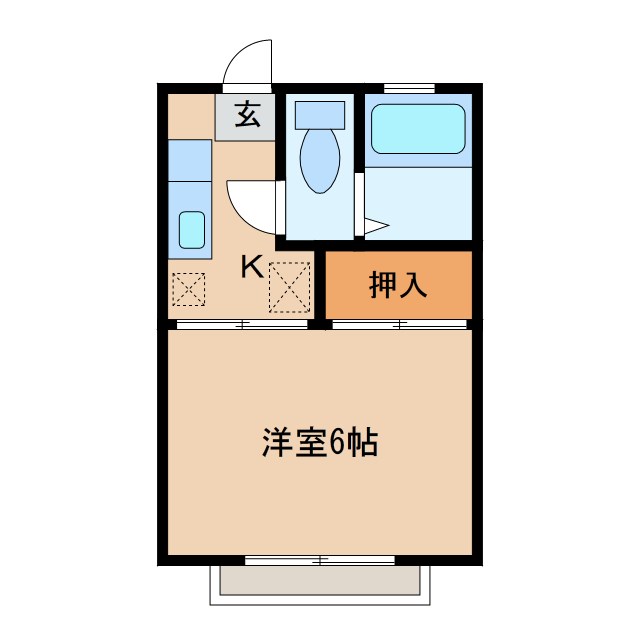 筑波大橋ハイムの間取り