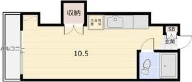 札幌市白石区菊水三条のマンションの間取り