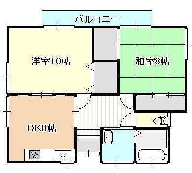 ホットハウス坂井東Ａ棟の間取り