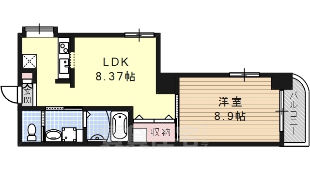 WILL鶴舞の間取り