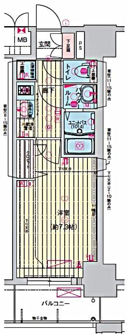 プレサンス栄フェルの間取り