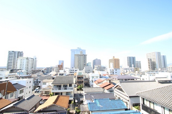 【広島市南区宇品海岸のマンションの眺望】