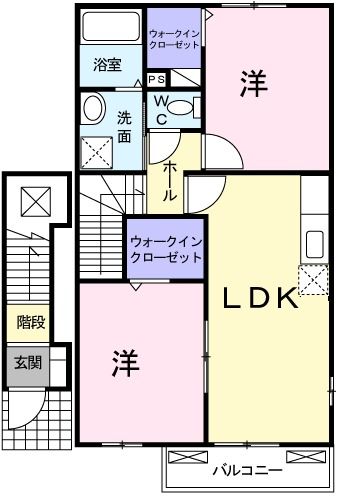 プレッソ　グリーンレイク　Iの間取り