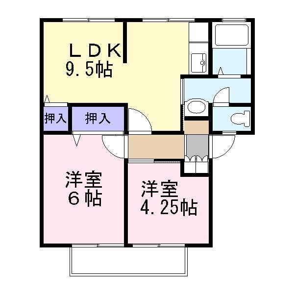 サンライフ芝の間取り