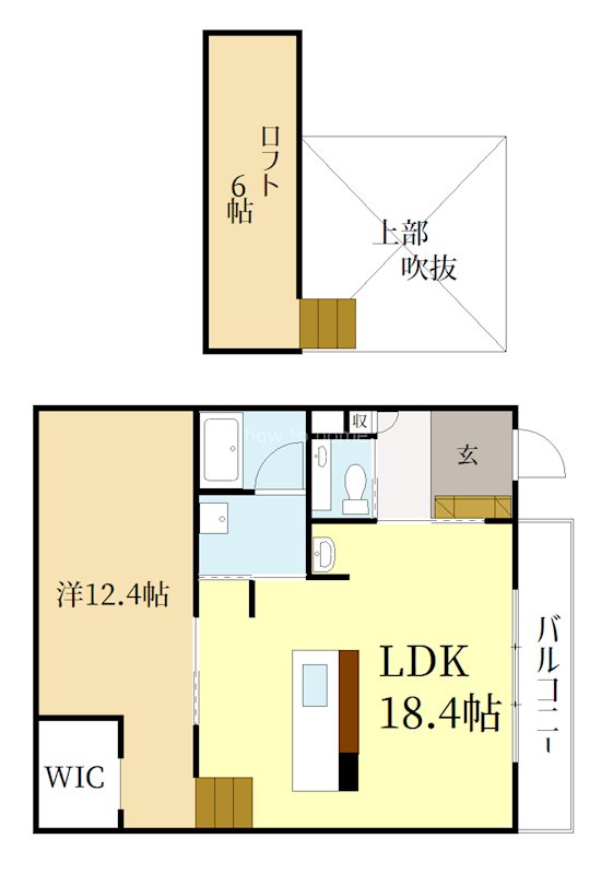 CASA松ヶ崎の間取り