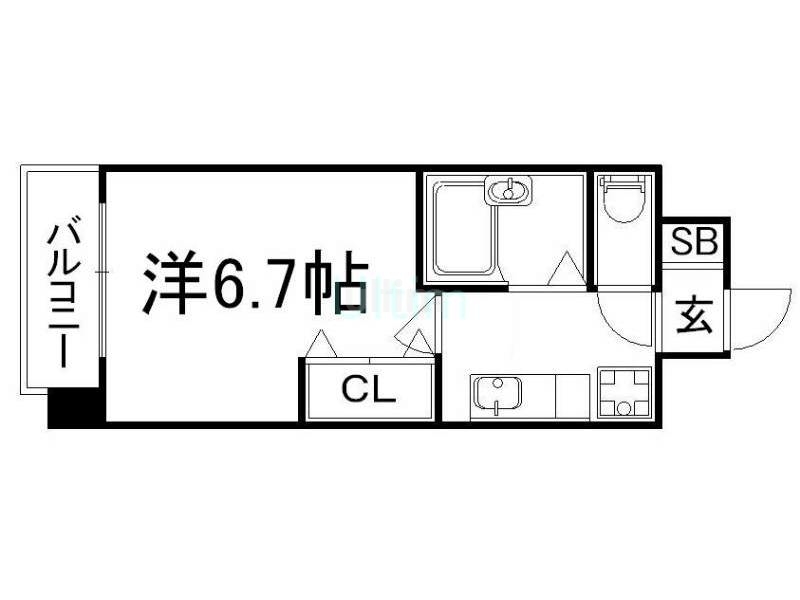 プレサンス京都駅前IIの間取り