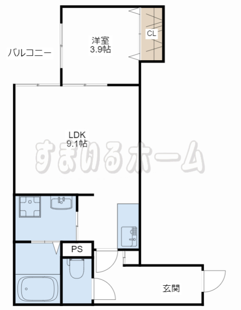 ALEGRIA飾磨の間取り