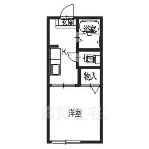 北葛城郡王寺町久度のアパートの間取り