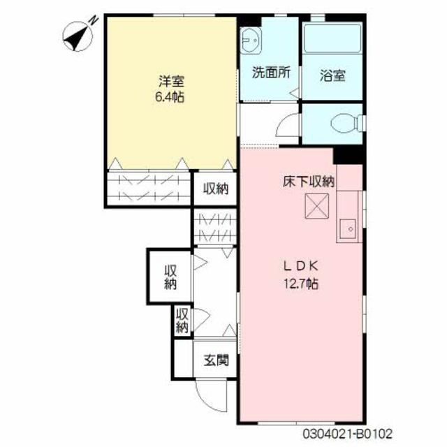 コンサルジュＭ　II棟の間取り