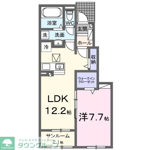 【マークウエストＦ　IIの間取り】