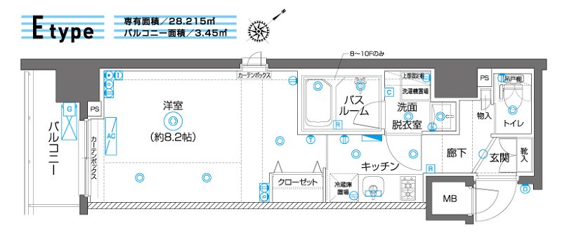 ZOOM横濱EASTの間取り