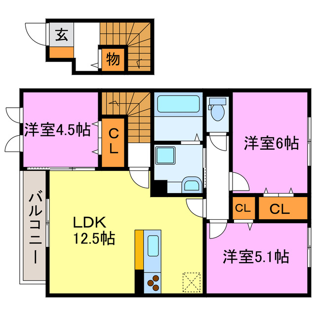 パストラーレの間取り