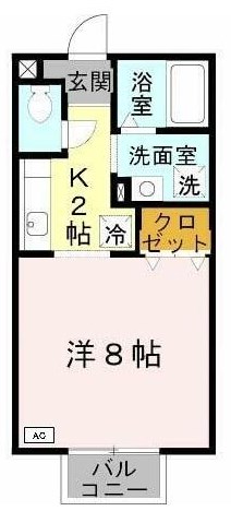 パセオ姫路　A棟の間取り