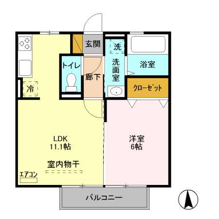 オペラハウス青柳の間取り