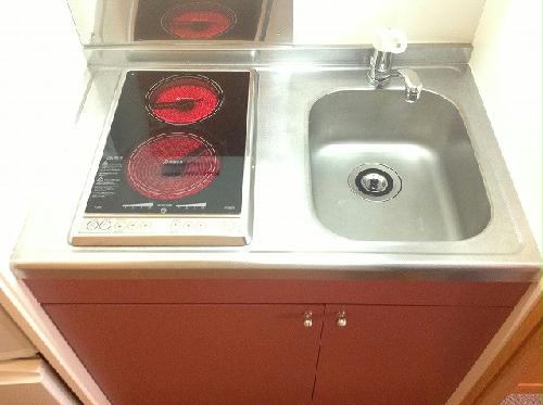 キッチン　２口電気コンロ