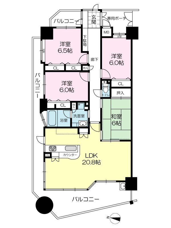 フローレンス丸之内の間取り