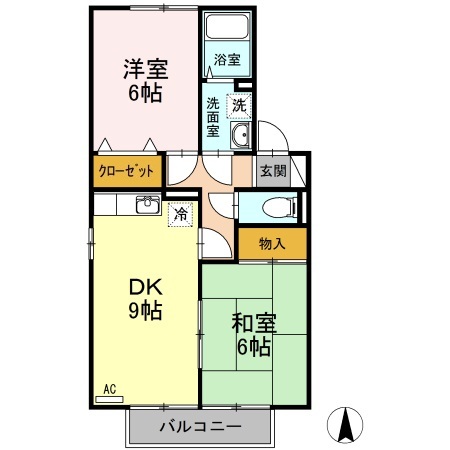 エントピア余戸　Ｂ棟の間取り