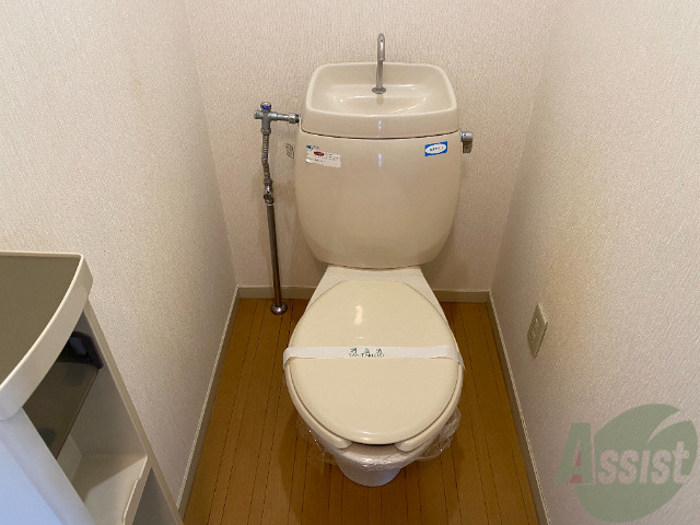 トイレ　トイレも広さ十分で、ゆったりできそうですね