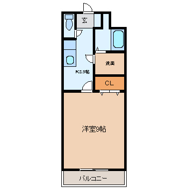 コンフォール・みえの間取り