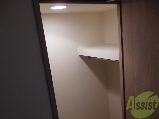 収納　使いやすいクローゼットタイプです。