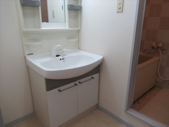 洗面設備　他号室のお写真です