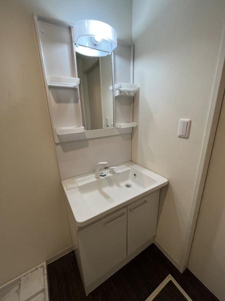 洗面設備　便利なシャンプードレッサー付き