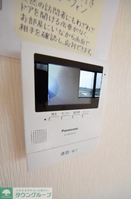 セキュリティ　モニター付きで安心