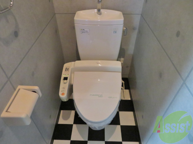 トイレ　トイレにはウォシュレットが付いているので、助かります