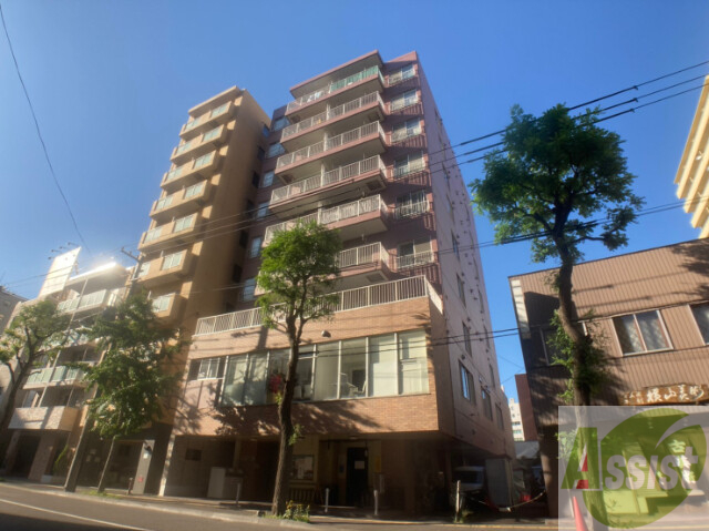 建物外観　札幌市中央区南３条東「サンローゼ札幌」