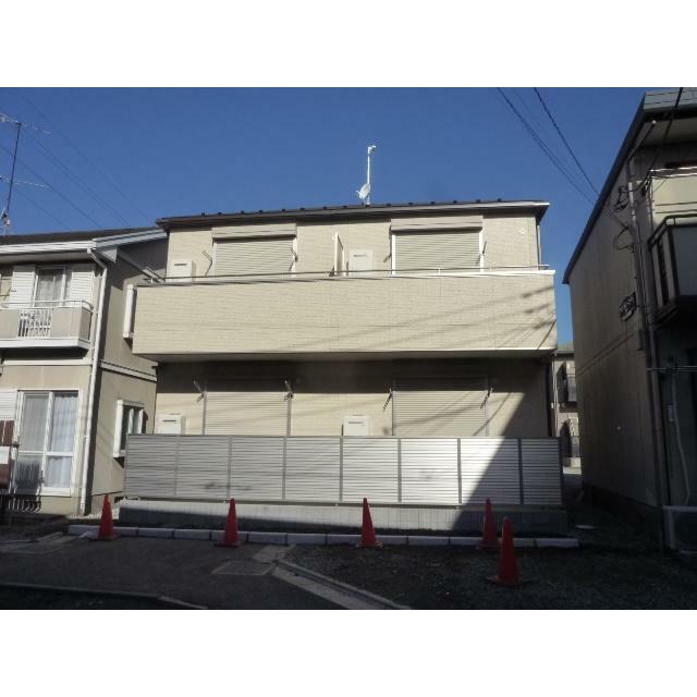 建物外観　全部屋角部屋の２階建てアパート