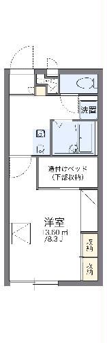 レオパレス土浦Aの間取り写真